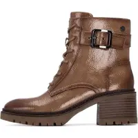 Xti for woman. 14427502-BEIGE Ankle boots 144275 brown (37), 3 to 5 cm, Zip, Casual