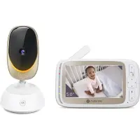 Motorola Wi-Fi-videovalvontakamera - - VM85 - 5 - 300 m - Liitetty - Näyttö - Infrapuna - Valkoinen