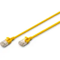Digitus DK-1632-A-015S-Y, 1,5 m, Cat6a, F/FTP (FFTP), RJ-45, RJ-45, Keltainen