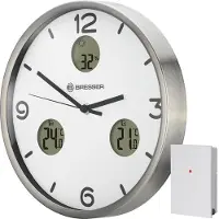 Bresser MyTime Io NX Radio-ohjattu seinäkello - valkoinen 8020211GYE000