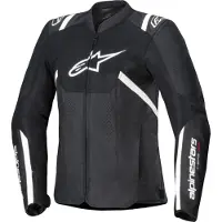 Alpinestars Stella T-SPS Air V2 -tekstiilitakki Musta/Valkoinen Naiset, size 2XL