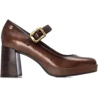 Carmela for woman. 16253501-TAUPE Shoes 162535 brown (41), 5 to 8 cm, Buckle, Casual, Classic, Patent Leather