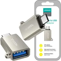 JOYROOM USB-sovitin - USB-liitin USB-C-urosliitäntään, jossa on 5 Gbps:n tiedonsiirtonopeus