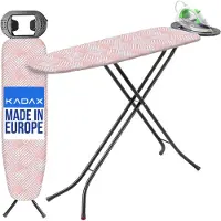 Kadax Vakiokokoinen iso silityslauta 110x30cm kokoontaitettava silitysraudan pidike