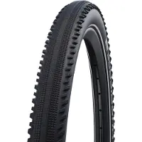 Schwalbe Hurricane Clincher Tyre 27.5x2.40" Performance SnakeSkin RaceGuard DD Addix Reflex, musta 62-584 | 27,5x2,40" 2022 Sähköpyörän renkaat