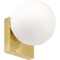 Toolight Lasipalloseinävalaisin APP1009-1W Kultaa
