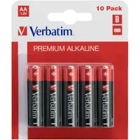 Verbatim – Alkaline Battery AA 10 Pack / LR6 (49875)