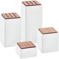 Zwilling -keittiön säilytyspurkkisetti, 4 kpl, valkoinen