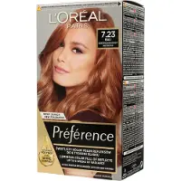 L'Oréal Préférence hiusväri sävy 7.23 Dark Rose Gold 1 kpl