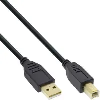 InLine USB2.0 AB 5m MM kullattu