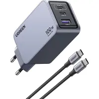 UGREEN Nexode Pro 100W 3-Port GaN Fast Charger with 100W USB-C Cable - Verkko