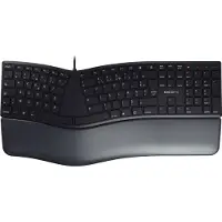 Cherry KC 4500 ERGO, Täysikokoinen (100 %), Langallinen, USB, AZERTY, Musta (JK-4500FR-2)
