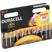 Duracell paristot AA 12 kpl säästöpakkaus