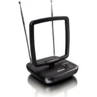 Philips SDV5120/12 Vahvistava TV-sisäantenni, 36 dB, Musta