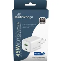 MediaRange MRMA113-2, Sisätila, AC, 20 V, Valkoinen