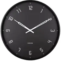 Karlsson seinäkello Stark iron matt black 40 cm KA5950BK