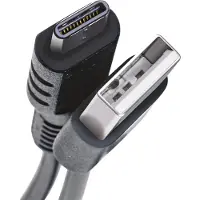 Carpoint USB-A – USB-C -kaapeli, 1 m, musta