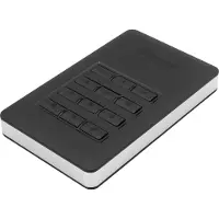 Verbatim Store ’n’ Go Secure Portable 2 Tt 2.5" -ulkoinen HDD, musta, hopea