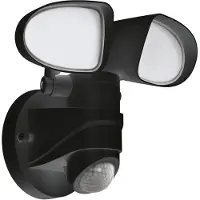 Eglo Pagino LED seinävalaisin IP44 22cm 5000K 12W musta liiketunnistimella