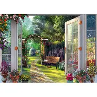 Schmidt Dominic Davison: View of the Enchanted Garden 1000p palapeli