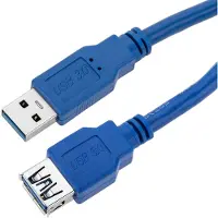 Techly USB 3.0 Extension Cable A Male / A Female 0.5m blue ICOC U3-AA-005-EX (ICOC U3-AA-005-EX)