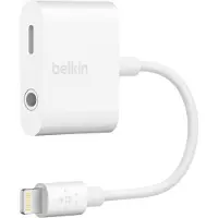 Belkin 3,5mm Audio + Charge Rockstar White Valkoinen