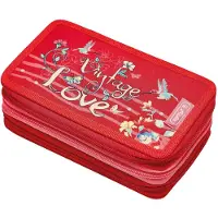 Herlitz Kolmoiskynäkotelo, 31 osaa, Vintage Love