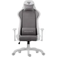 Sense7 Spellcaster FUKU PU armchair white and grey