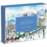 Galison Michael Storrings 12 Days of Christmas Advent Puzzle Calendar