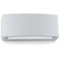 Ideal Lux Ulkoseinävalaisin Andromeda, himmennettävä, Alumiini/harmaa/sinkki, Kylpyhuone, Alumiini, Moderni,