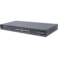 Intellinet 561198, Hallittu, L2+, Gigabit Ethernet (10/100/1000), Power over Ethernet -tuki, Telineasennus, 1U