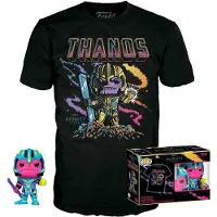 Funko POP! Ihme Thanos T-paita Ja Ikuisuussaagan Eksklusiivinen Figuuri