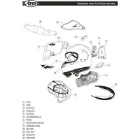 Arai Renegade-v Kypärän Etuinen Ilmanvaihtoaukko