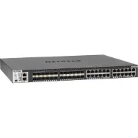 Netgear M4300-24X24F - Kytkin - L3 - Hallittu - 24 x 10/100/1000/10000 + 24 x 10 Gigabit SFP+ - edestä taaksepäin suuntautuva ilmavirta - jalustall...