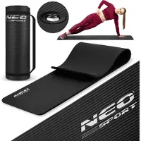 Neo-Sport harjoitusmatto NS-923 183 cm x 60 cm x 1,5 cm musta