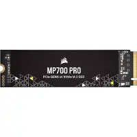 Corsair 2TB MP700 PRO SSD-levy, PCIe Gen5 x4, NVMe 2.0, M.2 2280, 12 400/11 800 MB/s