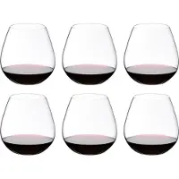 Riedel O Wine Tumbler Pinot Noir / Nebbiolo viinilasit 6- pakkaus 20-vuotisjuhlavuosi