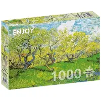 Enjoy Puzzle ENJOY Vincent Van Gogh: Orchard in Blossom 1000p palapeli