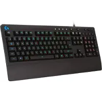 Logitech G G213 Prodigy, Täysikokoinen (100 %), Langallinen, USB, QWERTY, RGB LED, Musta