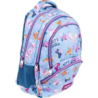 Milan 4 Vetoketjullinen Koululaukku Rullalaukku 2 Special Series 25l