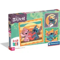 Clementoni Stitch 3x48 Palan Neliöpuzzle