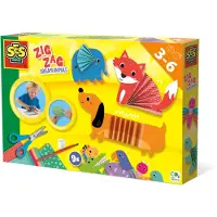 SES Creative Askartelusetti - Origami - Zigzag Eläimet - - OneSize - Askartelusetit