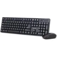 Gembird KBS-WCH-03 keyboard Mouse included Universal RF Wireless + USB QWERTY English Black