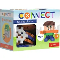 Trefl Connect Pocket 30 Boy Construction Set with Mat Figuuri