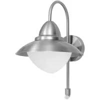 Eglo 87105 - Ulkotila seinävalaisin sensorilla SIDNEY 1xE27/60W IP44