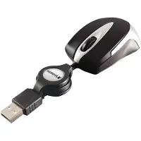 Verbatim Go Mini, Molempikätinen, Optinen, USB A-tyyppi, 1000 DPI, Musta (49020)