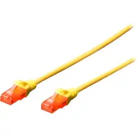 Digitus CAT 6 U-UTP PATCH CORD, CU, LSZH AWG 26/7, LENGTH 3 M, COLOR YELLOW (DK-1617-030/Y)
