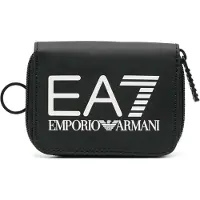 EA7 unisex. 245055_3R910 Maxilogo wallet black (OSFA), Casual, Polyester