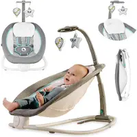 Lionelo keinuva sitteri Pascal Grey Scandi