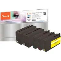 Peach 319232, Musta, Syaani, Magenta, Keltainen, 156 ml, 27 ml, 5 kpl, 6410 sivua, Monipakkaus (PI300-585)